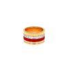 Anello Boucheron Quatre Red Edition modello grande in 3 ori, ceramica rosso e diamanti - 360 thumbnail