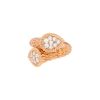 Bague Boucheron Serpent Bohème motif S en or rose et diamants - 00pp thumbnail