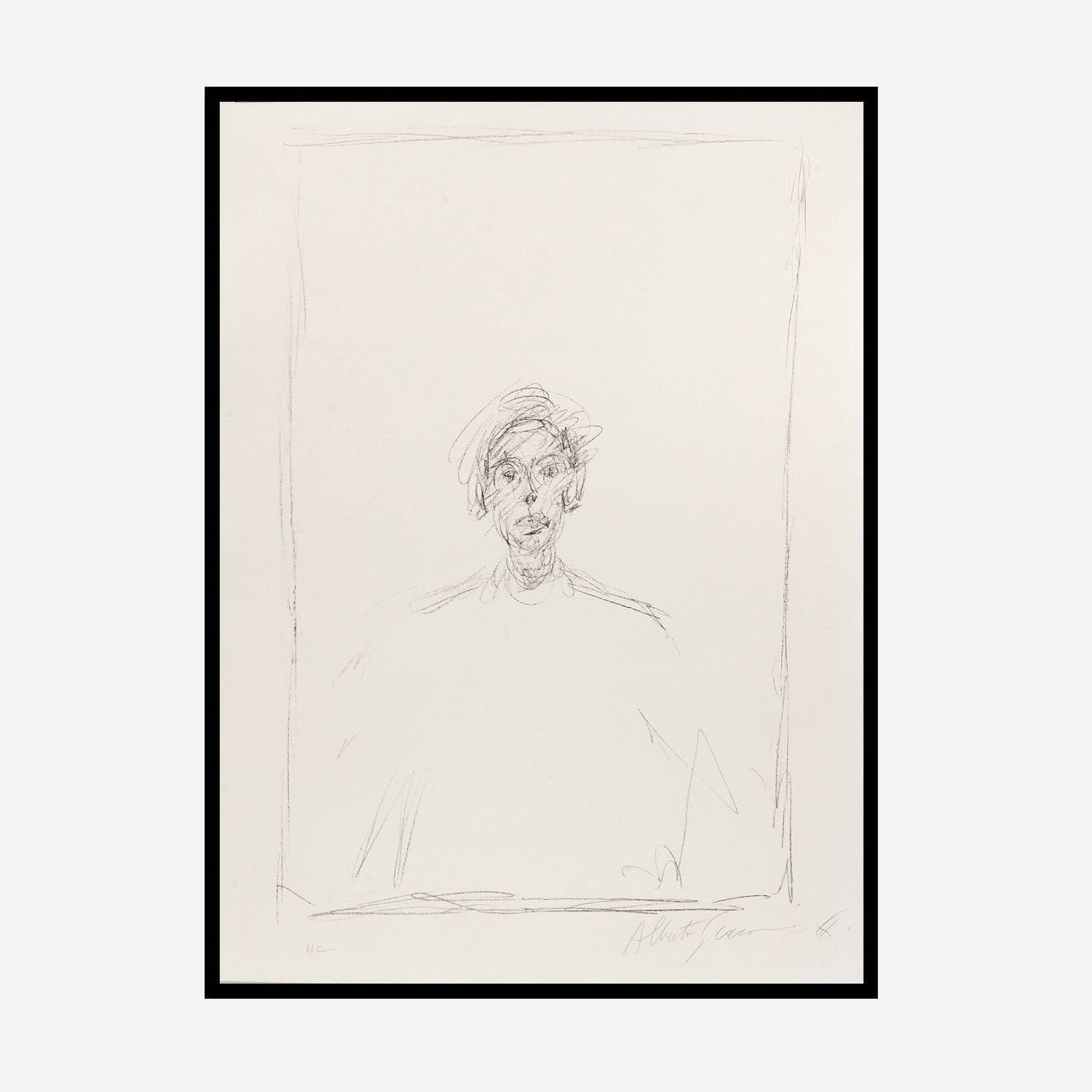 Alberto Giacometti (1901-1966), Tête de jeune homme - 1964