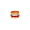 Boucheron Quatre Red Edition large model ring in 3 golds, ceramic and diamonds - 360 thumbnail