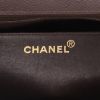 Chanel  Timeless Jumbo handbag  in brown quilted grained leather - Detail D2 thumbnail