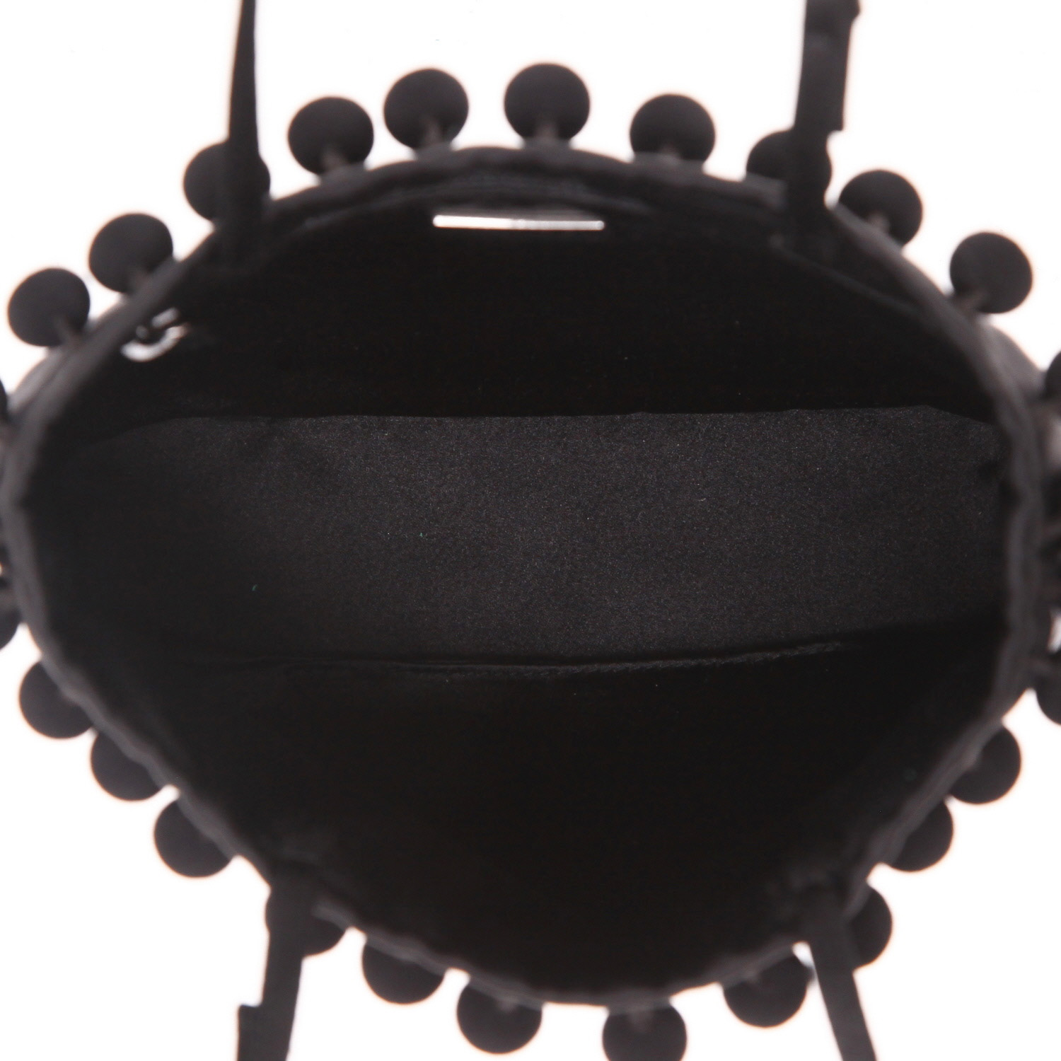 Bolso de mano Prada   en lona negra - Detail D3