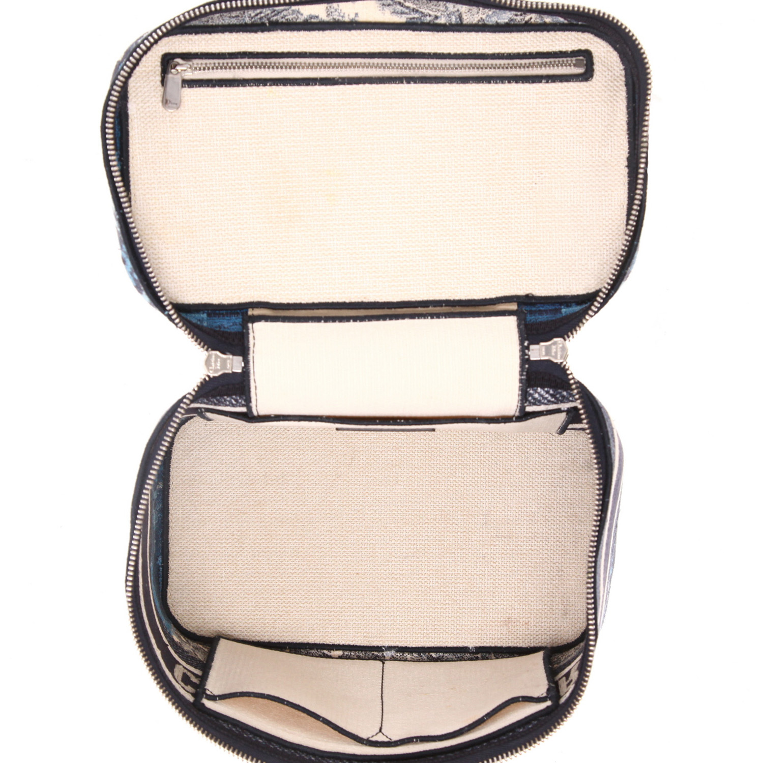 Vanity Dior  Travel Vanity en lona azul y blanca - Detail D3