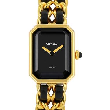 Orologio Chanel Première taglia L  in oro placcato Circa 1990