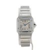 Cartier Santos Galbée  in stainless steel Ref: Cartier - 2423  Circa 2000 - 360 thumbnail