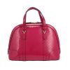 Bolso de mano Gucci  Microguccissima en charol rosa - 360 thumbnail