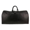 Bolsa de viaje Louis Vuitton  Keepall 55 en cuero Epi negro - 360 thumbnail