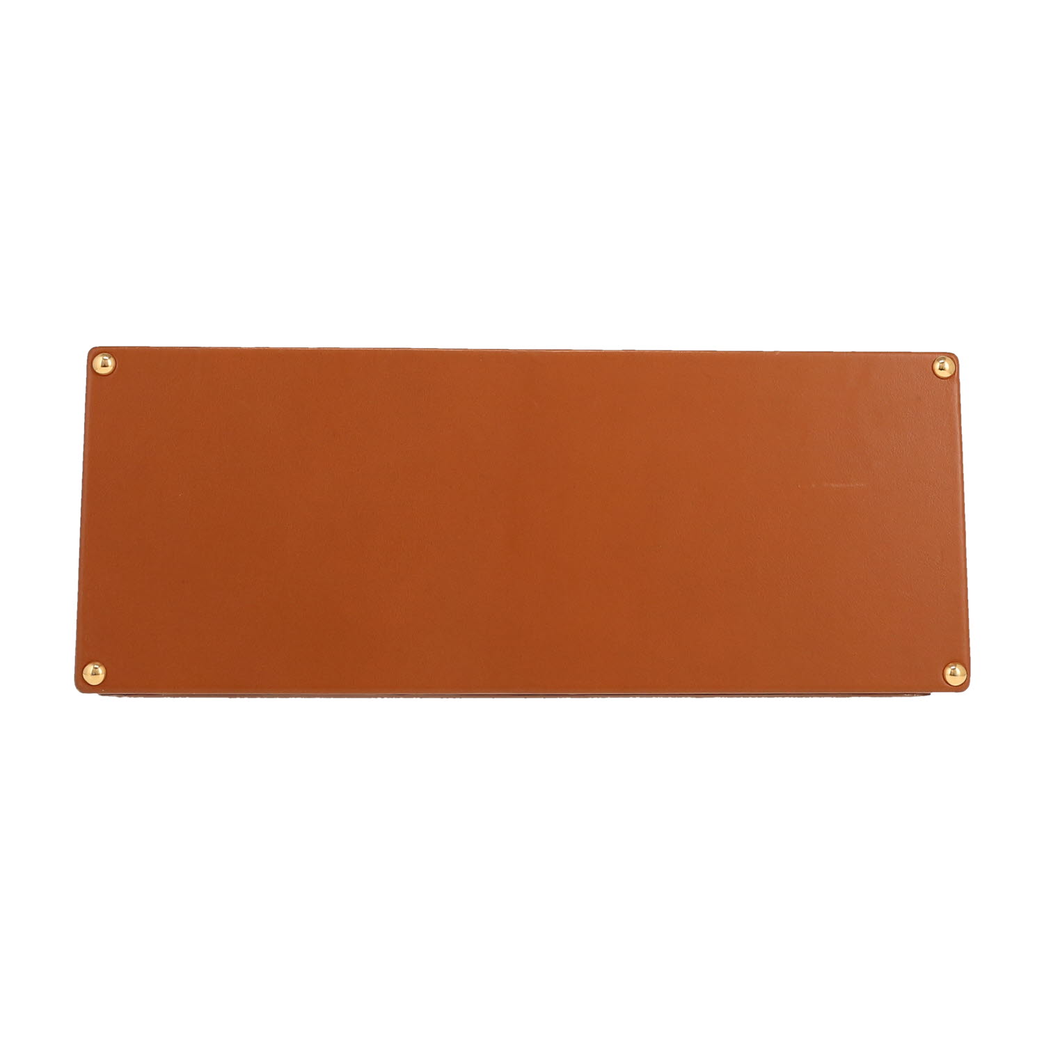 Bolso de mano Hermès  Macpherson en cuero color oro - Detail D1