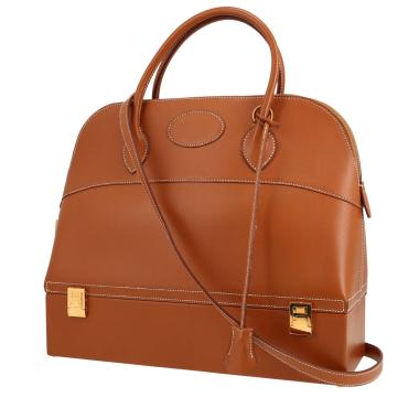 Bolso de mano Hermès  Macpherson en cuero color oro
