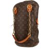 Bolso de mano Louis Vuitton  Editions Limitées en lona Monogram marrón y cuero natural - 00pp thumbnail