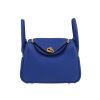 Borsa Hermès  Lindy mini  in pelle togo blu Zaffiro - 360 thumbnail