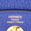 Bolso de mano Hermès  Lindy mini  en cuero togo azul Zafiro - Detail D2 thumbnail