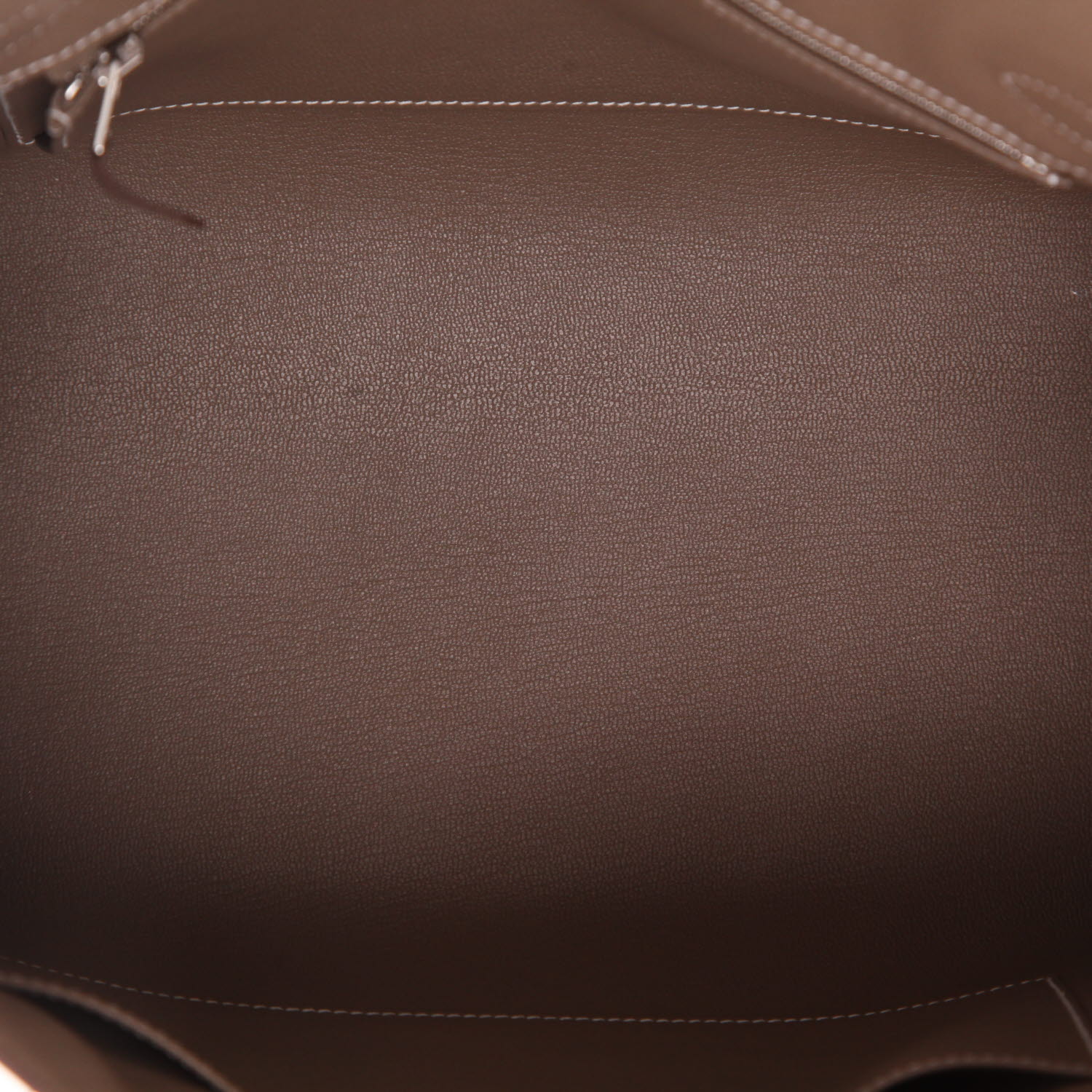 Bolso de mano Hermès  Birkin 30 cm en cuero epsom marrón etoupe - Detail D3