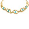 Collier années 70 Chaumet  en or jaune et turquoises - 00pp thumbnail