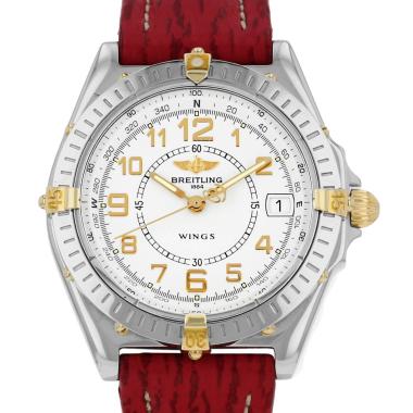 Orologio Breitling Windrider in oro placcato e acciaio Ref: Breitling - B66050  Circa 1990