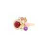 Chaumet Attrape Moi Si Tu M'Aimes ring in pink gold, diamonds and colored stones, in amethyst and in tourmaline - 00pp thumbnail