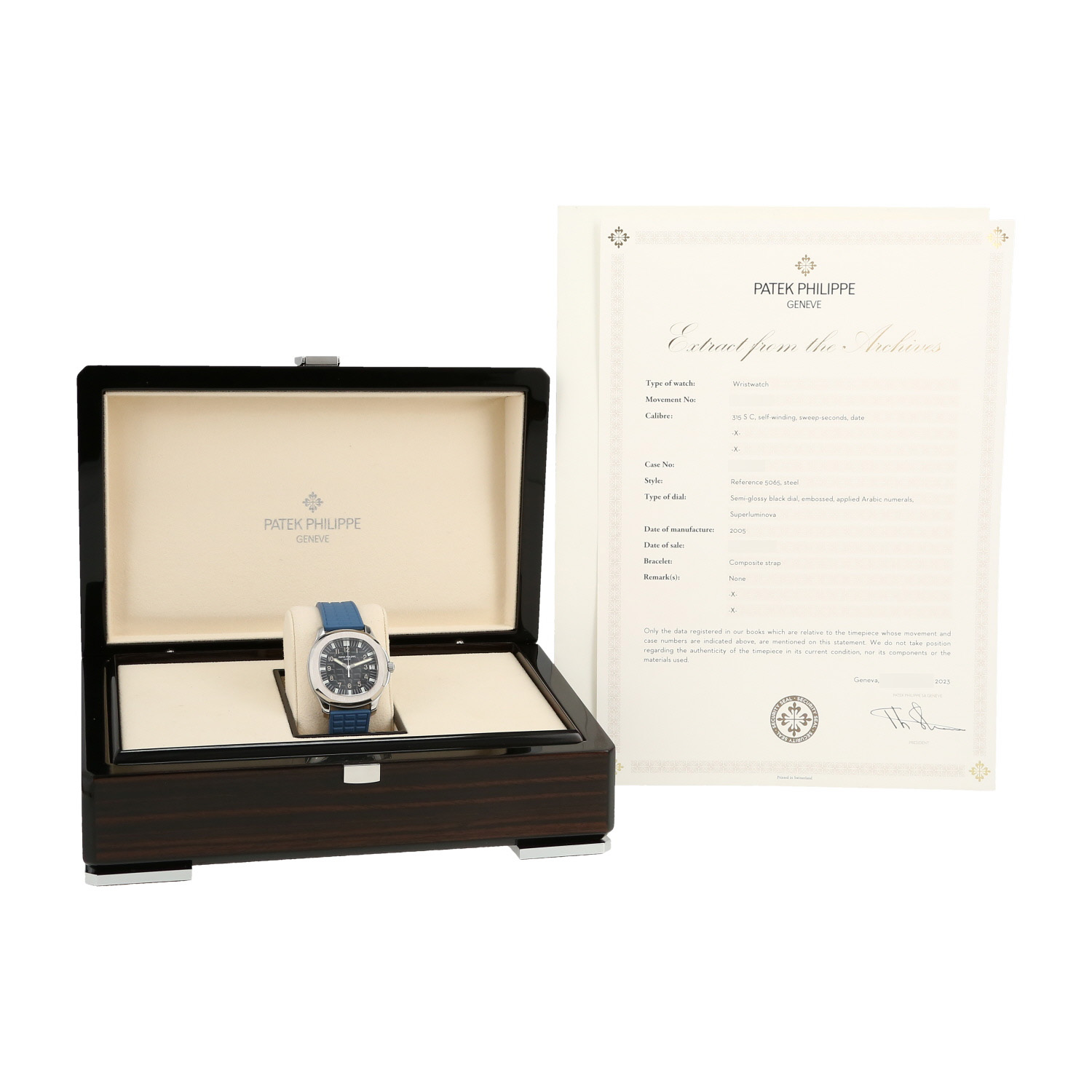 Montre Patek Philippe Aquanaut en acier Ref: Patek Philippe - 5065  Vers 2005 - Detail D3