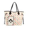 Louis Vuitton  Neverfull Editions Limitées medium model  shopping bag  multicolor  monogram canvas  and black leather - 360 thumbnail