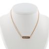 Messika Move necklace in pink gold and diamonds - 360 thumbnail
