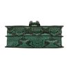 Gucci  Dionysus bag worn on the shoulder or carried in the hand  in green and black python - Detail D1 thumbnail