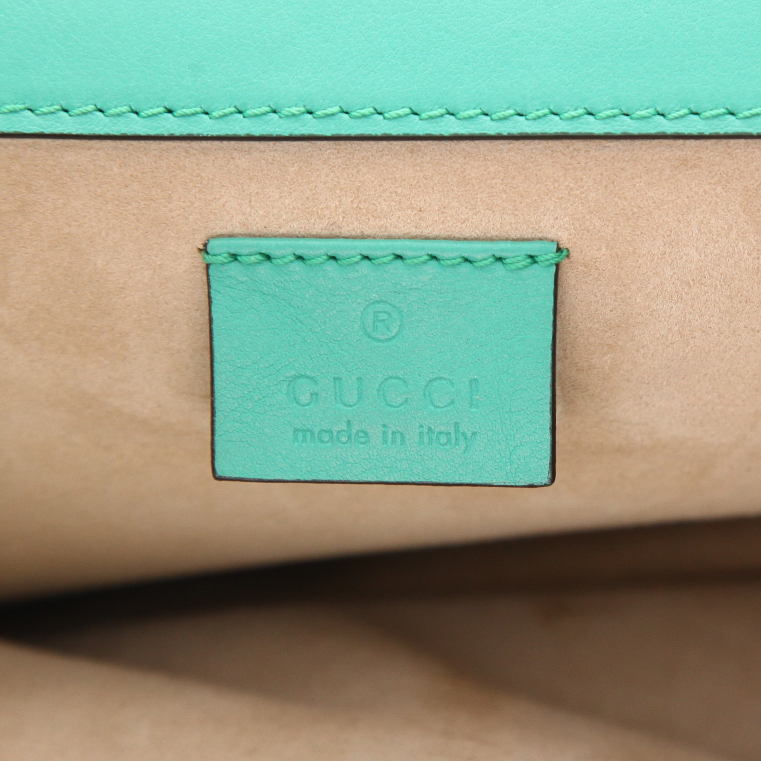 Sac porté épaule ou main Gucci  Dionysus en python vert et noir - Detail D2