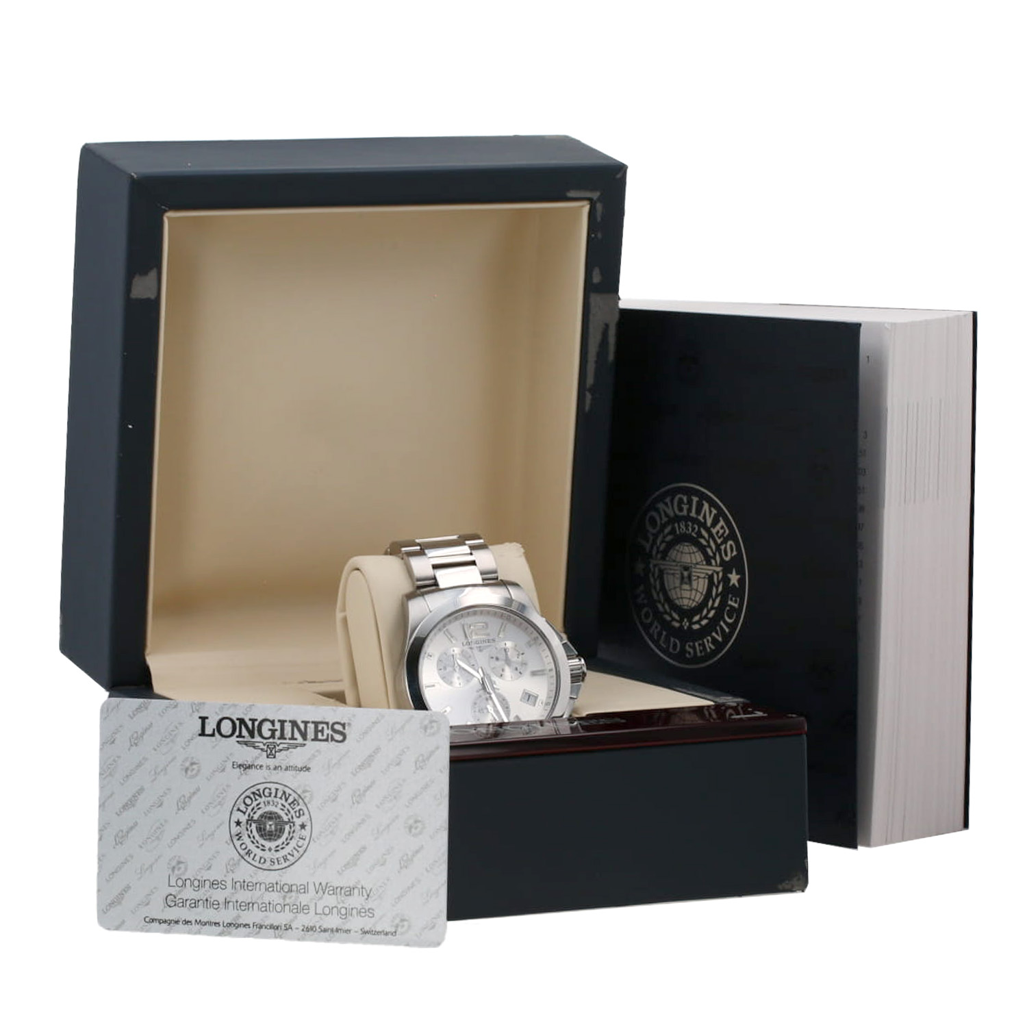 Montre Longines Conquest en acier Vers 2016