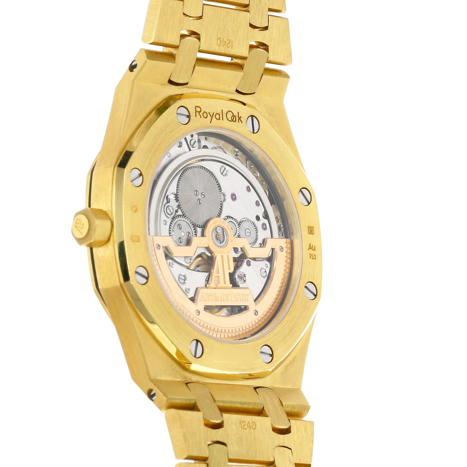 Reloj Audemars Piguet Royal Oak de oro amarillo Ref: Audemars Piguet - 15202BA  Circa 2017 - Detail D3
