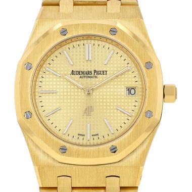 Montre Latelier horloger et notre certification en or jaune Ref: Audemars Piguet - 15202BA  Vers 2017