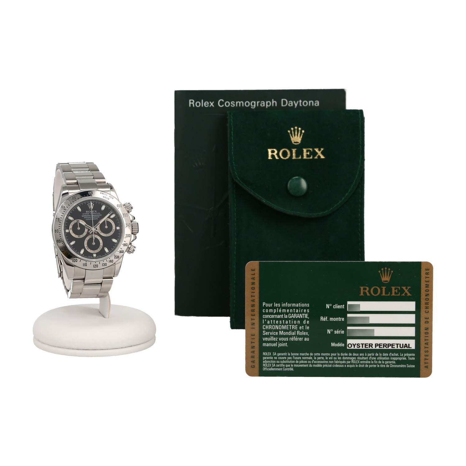 Rolex Daytona Automatique  in stainless steel Ref: Rolex - 116520  Circa 2007 - Detail D2