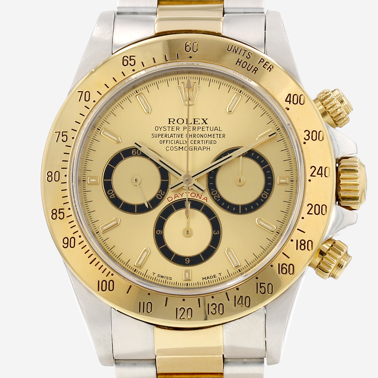 Rolex Daytona Automatique in gold and stainless steel Ref: Rolex - 16523 Circa 1990