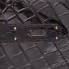 Hermès  Birkin 35 cm handbag  in black porosus crocodile - Detail D4 thumbnail