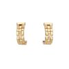 Cartier Maillon Panthère hoop earrings in yellow gold and diamonds - 00pp thumbnail