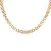 Articulated Cartier Maillon Panthère necklace in yellow gold and diamonds - 00pp thumbnail