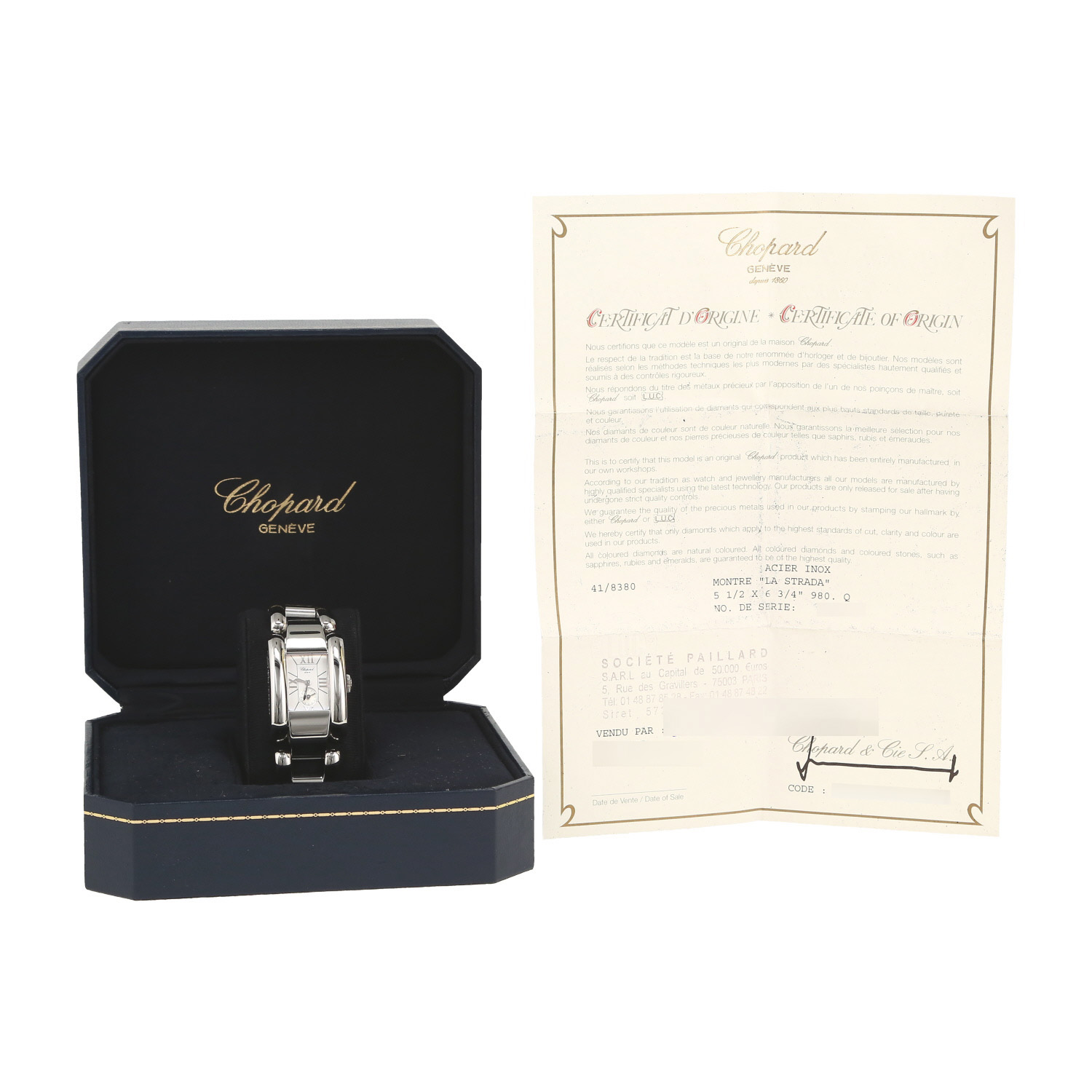 Chopard La Strada  in stainless steel Ref: La Strada  Circa 2002