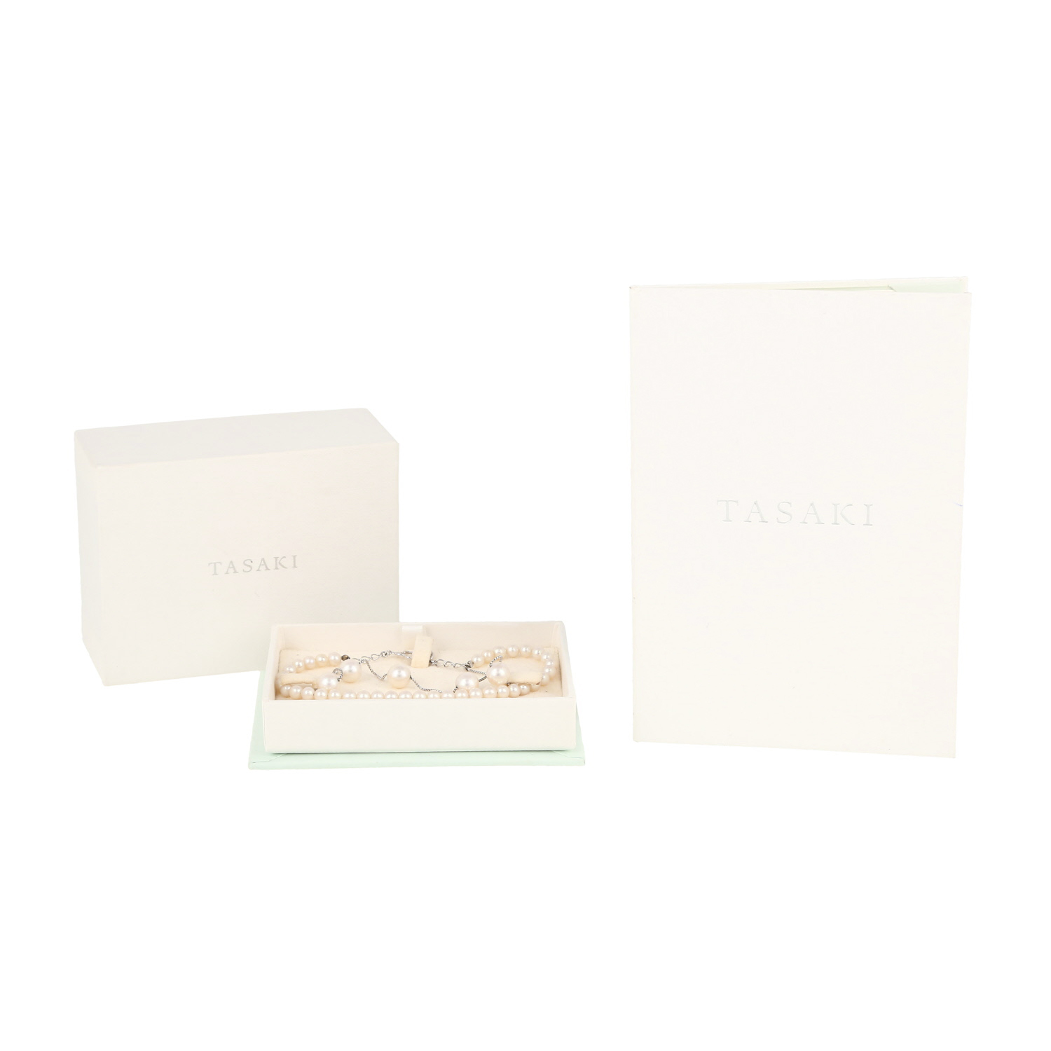 Bracciale Tasaki  in oro bianco e perle coltivate