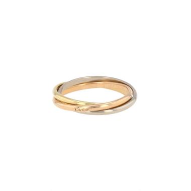 Bague Cartier Trinity taille XS en 3 ors, taille 49