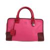 Bolso de mano Loewe  Amazona en cuero tricolor rosa color burdeos y rojo - 360 thumbnail