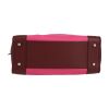 Borsa Loewe  Amazona in pelle tricolore rosa bordeaux e rossa - Detail D1 thumbnail