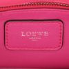 Borsa Loewe  Amazona in pelle tricolore rosa bordeaux e rossa - Detail D2 thumbnail