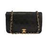 Chanel  Mademoiselle bag worn on the shoulder or carried in the hand  in black quilted leather - 360 thumbnail