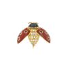 Boucheron  brooch in yellow gold, enamel and diamonds - 360 thumbnail