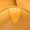 Louis Vuitton  Keepall 55 travel bag  in yellow epi leather  and yellow leather - Detail D6 thumbnail