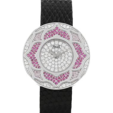 Montre Piaget en or blanc et diamanté Ref: Piaget - P10309  Vers 2000
