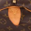 Louis Vuitton  Keepall 60 travel bag  in brown monogram canvas  and natural leather - Detail D6 thumbnail