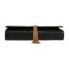 Saint Laurent  Kate Pompon pouch  in black leather - Detail D1 thumbnail