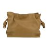 Loewe  Flamenco Knot  shoulder bag  in khaki leather - 360 thumbnail