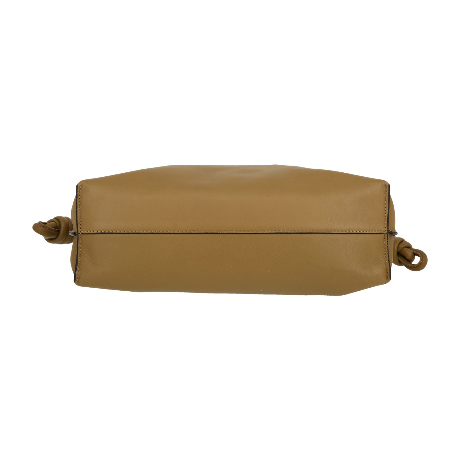 Borsa a tracolla Loewe  Flamenco Knot  modello medio  in pelle verde kaki - Detail D1