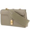 Celine  Soft Teen shoulder bag  in khaki leather - 00pp thumbnail