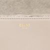 Celine  Soft Teen shoulder bag  in khaki grained leather - Detail D2 thumbnail