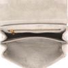 Celine  Soft Teen shoulder bag  in khaki grained leather - Detail D3 thumbnail